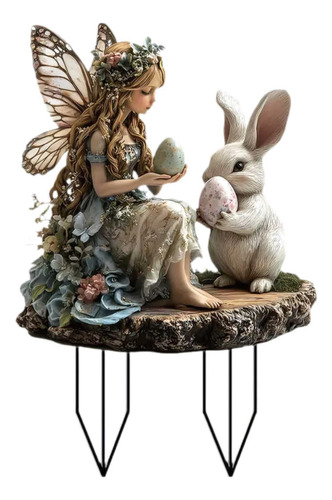 Figura De Acrílico Decorativa De Conejo De Pascua, Estilo F