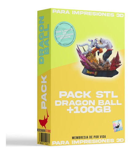 Mega Pack Stl Dragon Ball - Mas De 100gb - Para Impresion 3d