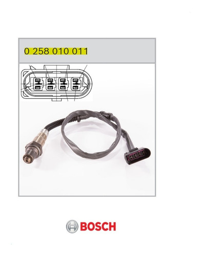 Imagem 2 de 5 de Sonda Lambda Vw Gol 1.0 1.6 G5 G6 2008/2016 Pré Catalizador