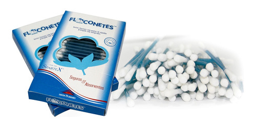 Cotonete Spartex Floconetes 300 Unidades 