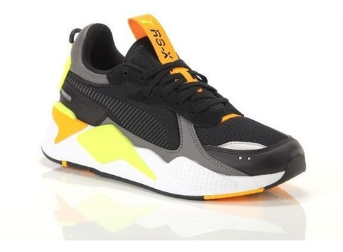 Puma Rs X Mix Black Castlerock Yellow Alert 38046206