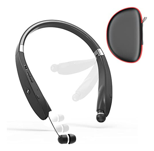 Auriculares Bluetooth Banda Cuello, Auriculares Plegabl...