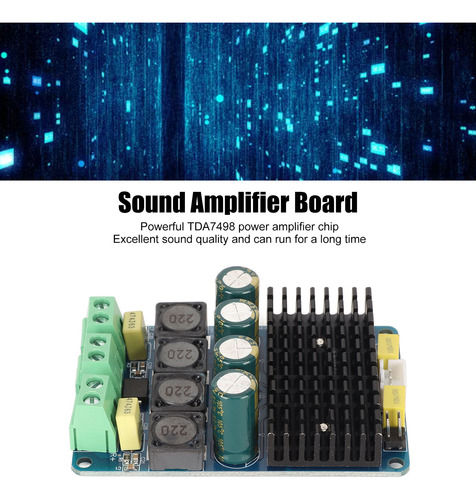Placa Amplificadora Power Amp Module Tda7498 De 100 W Y 100
