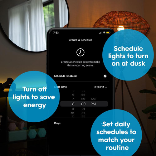 Tira De Luces Led Cync Smart Que Cambia De Color De 32 Pies