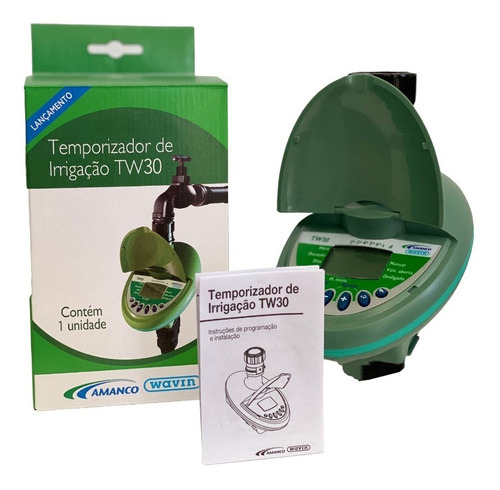 Irrigador Automático Temporizador Hortas E Jardins Amanco