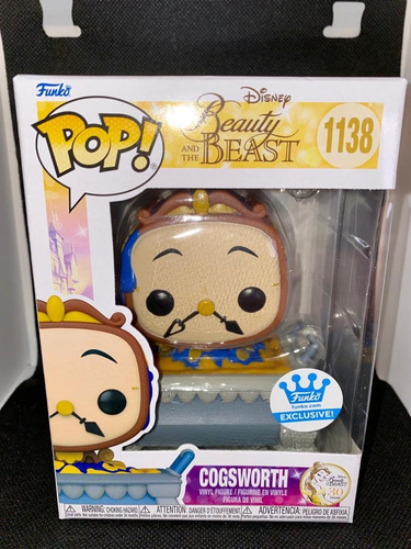 Funko Pop Disney La Bella Y La Bestia / Cogsworth 1138 Fs