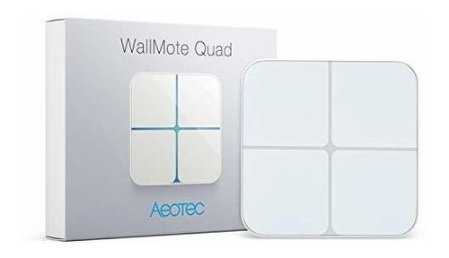 Conmutador De Pared Y Control Remoto Aeotec Wallmote Quad Zw