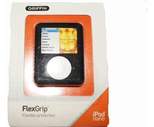 Funda iPod Nano 3g 3th 3 Generacion Negro Flexible
