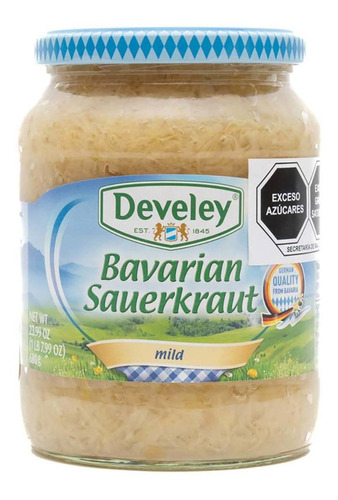 Col Agria Sauerkraut Develey Alemania 680 G