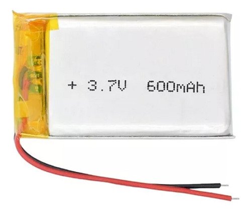 Accesorio Drone Bateria Litio Polimero Lipo 3.7v 600mah