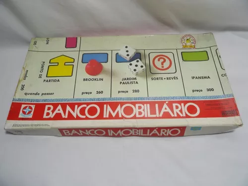 Jogo Banco Imobiliário - Década de 80 (Estrela) - Shopping Máquina do Tempo