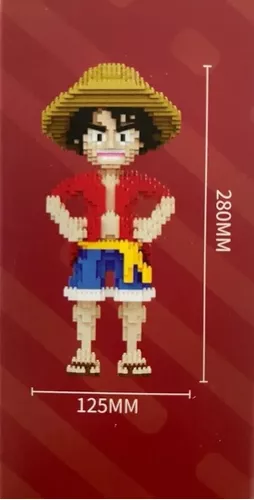 Rompecabezas Bloques 3d Armables One Piece Luffy Mini Blocks