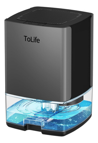 Deshumidificador Tolife Para Hogar Tanque De Agua De 800ml