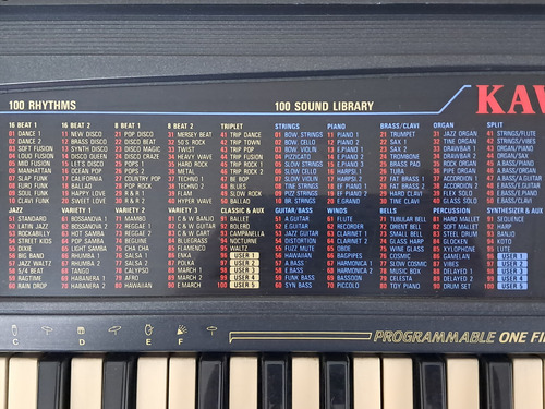 Teclado Musical Kawai Fs680 Japones 100 Ritmos 61 Teclas Zwt Negro (Usado)