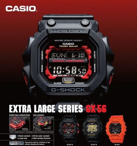 Reloj Original Casio® King Of G Shock Gx-56 Solar 200m Nuevo