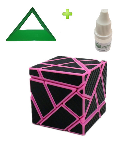 Cubo Rubik Fangcun Ghost + Base + 1 Lubricante  De Regalo