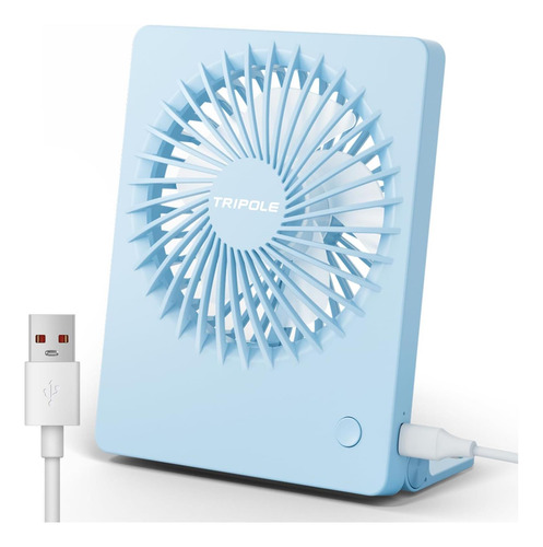 Ventilador De Escritorio De Tripole Mini Desk Usb Potente 3