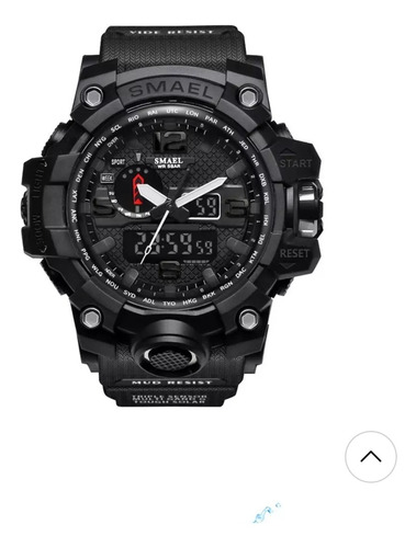 Relógio Masculino Tático/militar Smael 1545 Preto