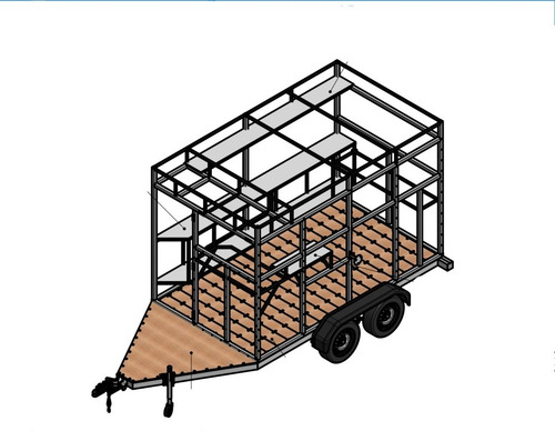 Projeto Construção Trailer Lanches Trucado Detalhado