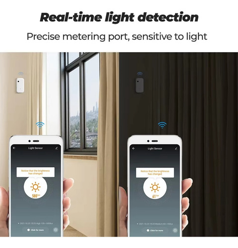 Sensor De Luz Tuya Wifi Sensor De Iluminación Para El Hogar