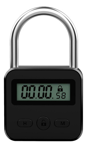 Lcd Display Multifunction Electronic Time Preto