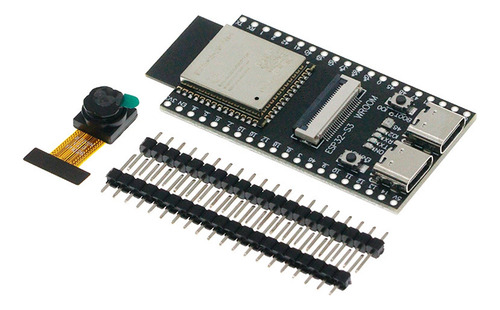 Placa De Desarrollo Esp32-s3 Wroom N16r8, Módulo De Cámara W