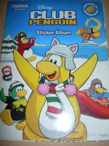 Album De Figuritas Club Penguin, Tiene 117 Figus Pegadas!!!
