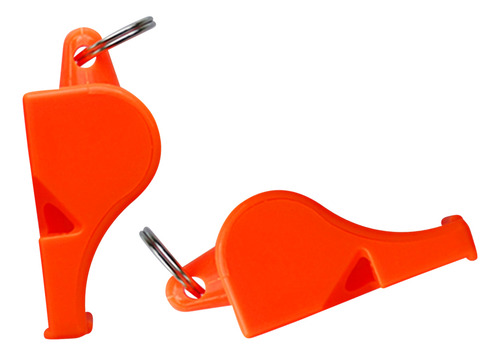 2x Silbato Supervivencia Seguridad Para Camping Naranja