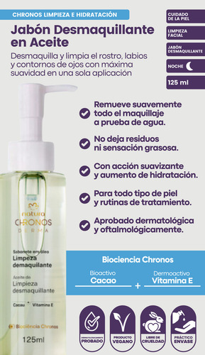 Jabón en Aceite Desmaquillante Chronos