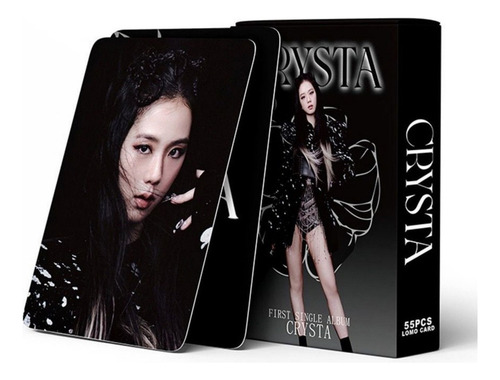 55 Photocards Jisoo De Black Pink