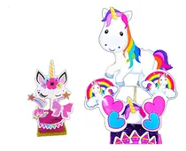 Comprar Adorno Torta Base Gibreada Unicornio Moño X1u Upalala