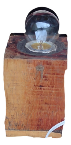 Velador. De. Madera. 220. V Aceite Vinico