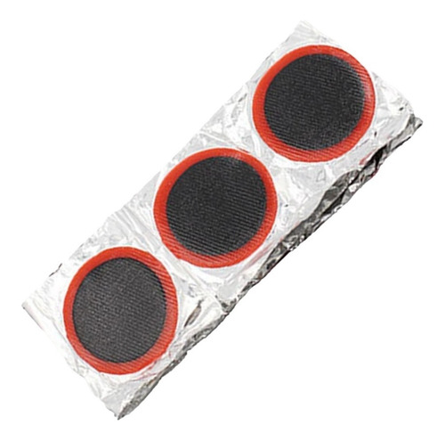Imagem 5 de 6 de Kit Reparo Remendo Para Câmaras Bike Com Espátulas Cola