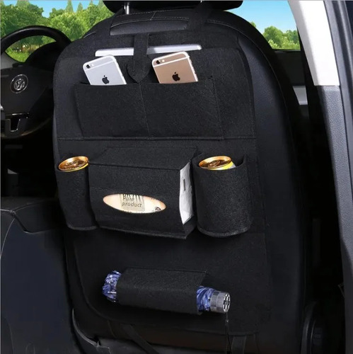 Bolsa De Almacenamiento Multifunción Para Asiento De Coche B