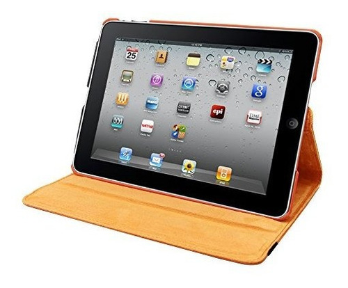 Natico iPad Pro 360 Caso Sintetica Naranja 60ipro360or