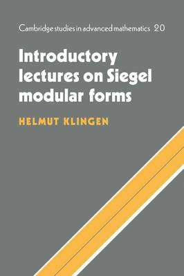 Libro Introductory Lectures On Siegel Modular Forms - Hel...