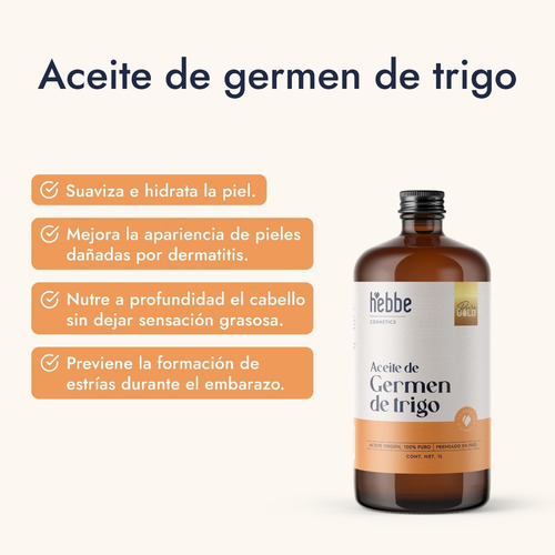 Imagen 4 de 9 de Aceite De Germen De Trigo Puro 1 Litro