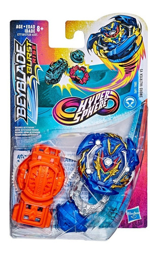 Beyblade Hypersphere Trompo + Lanzador Sword Valtryek Hasbro