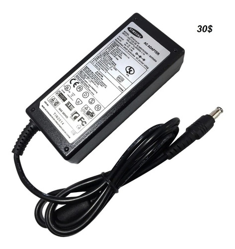 Cargador Laptop Adaptador Samsung 19v 3.16a 5.0x3.0mm Aguja
