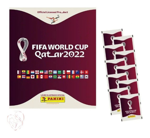 Kit Album Copa Do Mundo 2022 Capa Dura + 20 Envelopes Panini
