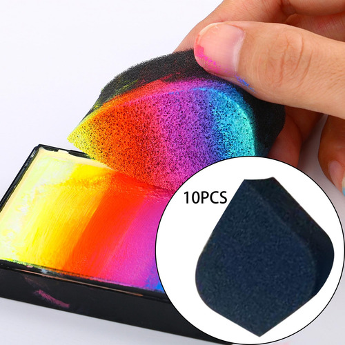 10 Peças Esponjas De Pintura Corporal Lágrimas Negras