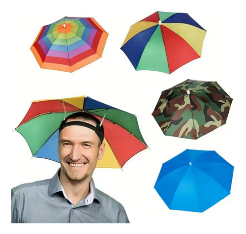 Y Cabeza Paraguas Tipo De Sombrero Sunbrella Para La Cabeza