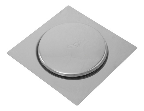 Ralo Inteligente Click P/ Banheiro Quadrado15x15 Veda Cheiro