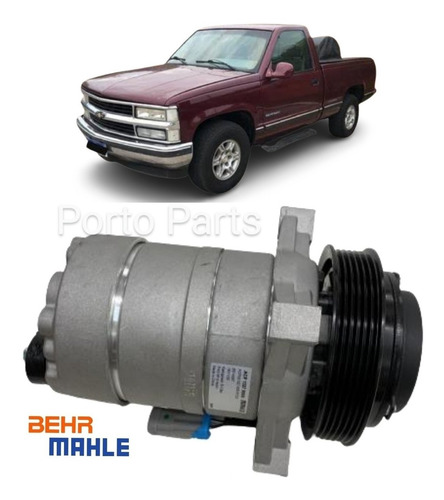 Imagem 1 de 6 de Compressor Ar Condicionado Silverado 4.2 Diesel 6cc Novo