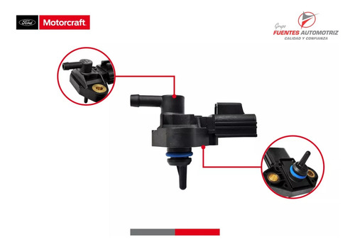 Sensor Presion Riel Inyectores Ford F550 Sd 6.8 2010 Imp
