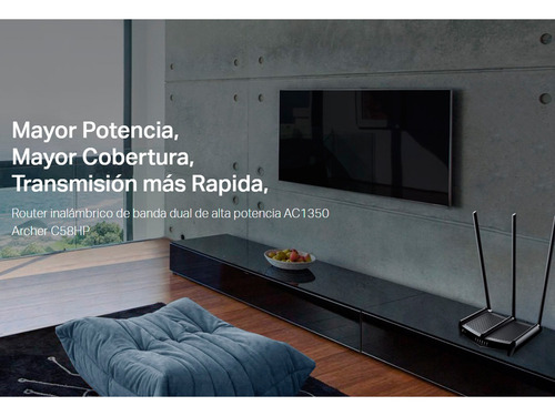 Router Wifi Tplink Ac1350 450mbps 9dbi Rompemuros Real Oy