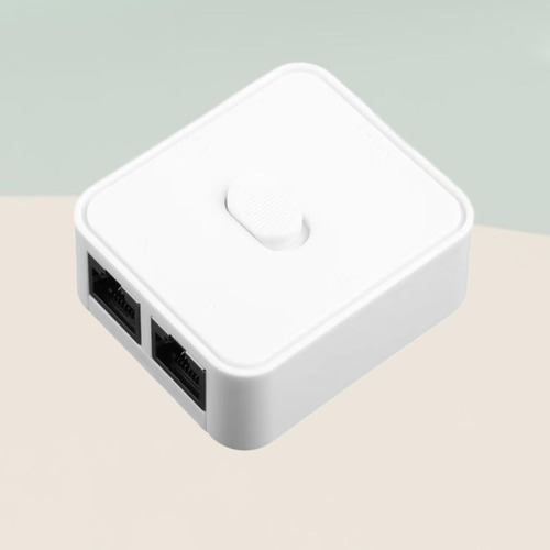Gigabit Ethernet Splitter Dos Puertos Lan Hub Plug And