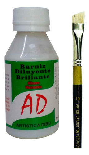 Barniz Basico General 100ml Lienzo Ceramica Arte