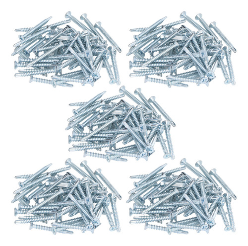 Surtido De Tornillos Autoperforantes, 250 Piezas, Cabeza Ave