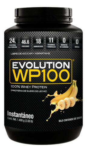 Evolution - Wp100 Bote De Plátano De 1400 G
